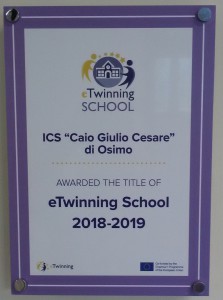 targa scuola etwinning