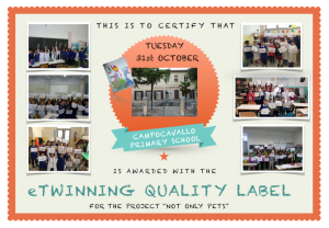 etwinning quality label Campocavallo