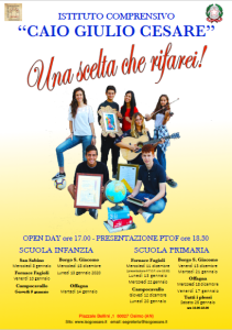 MANIFESTO iscrizioni 2020-2021 presentazione PTOF e open day - infanzia e primaria